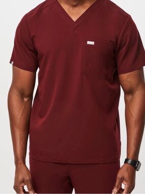 Mens Leon three pocket scrub top